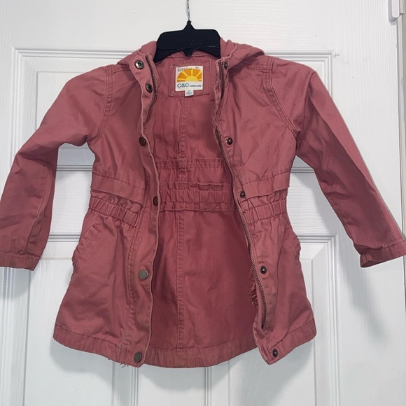 Toddler Pink Cargo Jacket - Picture 1 of 4